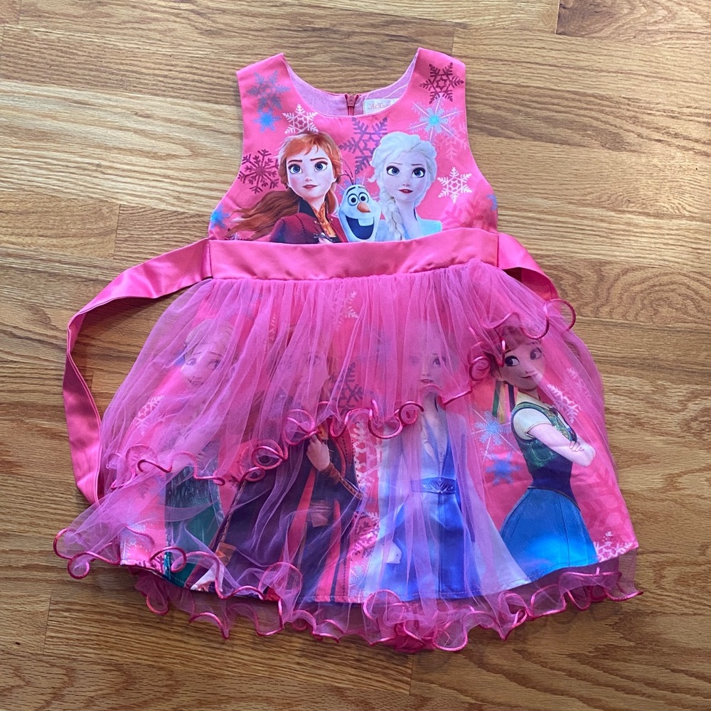 Frozen Pink Kids Costume Dress